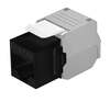 Scheda Tecnica: Techly Frutto Keystone RJ45 - Cat.6a UTP Tool-free Nero Grigio