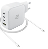 Scheda Tecnica: Tucano Gan Wall Charger - Wei 100w 1x USB-a / 3x USB-c