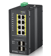 Scheda Tecnica: ZyXEL Switch Industriale 12p LAN Gigabit - Rgs200-12p-zz0101f Managed (8p PoE, Erog. Fino 240w + 4 Sfp