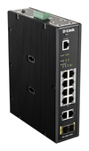 Scheda Tecnica: D-Link 12-Port L2 Industrial Smart Managed Switch - with 10x1GBaseT(X) (8 PoE 240W) & 2 x SFP 8 x 10/100/1000