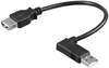Scheda Tecnica: Goobay Cavo USB 2.0 Maschio Angolato/a Femmina - 0,3 Metri
