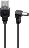 Scheda Tecnica: Goobay Cavo USB Maschio Dc 5,5 X 2,1 Mm Maschio Angolato - 1m Nero