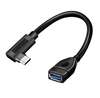 Scheda Tecnica: Logilink Cavo USB 3.2 Gen2 Otg USB-c Maschio - Angolato USB-a Femmina 0,2 M