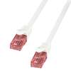 Scheda Tecnica: Logilink LAN Cable In Rame Cat.6 Bianco U/UTP Lszh - 0.5m