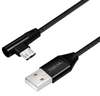 Scheda Tecnica: Logiink Cavo USB Micro-b Maschio Angoato/USB-a Maschio - Dritto 0,3 Metri Nero