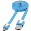 Scheda Tecnica: Techly Cavo Flat USB Am Micro USB M Azzurro 1m - 