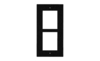 Scheda Tecnica: 2N Flush Installation Frame For 2 Modules - Black (must Be - Together + 9155015)
