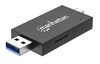 Scheda Tecnica: Manhattan Lettore/scrittore USB 3.0 Combo - USB-c/USB-a Multi-schede