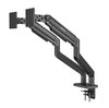 Scheda Tecnica: Manhattan Sup. Da Scrivania - Per Doppio Monitor 17-45'' Con Moa Meccanica" Aluminio