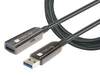 Scheda Tecnica: Techly Cavo Ottico Attivo USB 3.2 Superspeed Active Ptical - Cable USB M/F 20m Nero